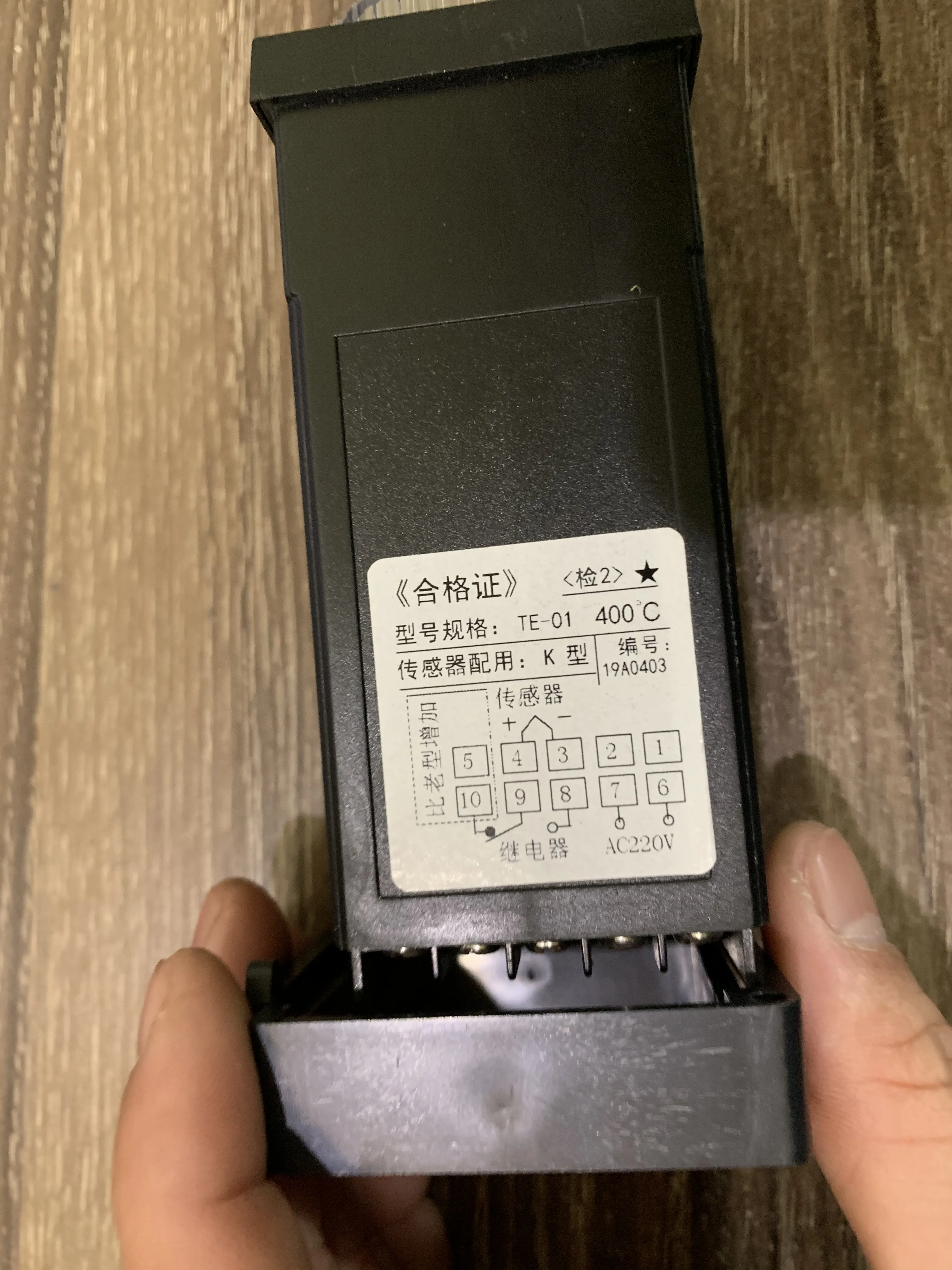 Аутентичный прибор Yao Ott TE-01 указатель-регулятор контроль температуры