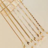 metal simple glasses chain fashion hanging neck anti drop lanyard eyewears cord holder neck strap rope wholesale