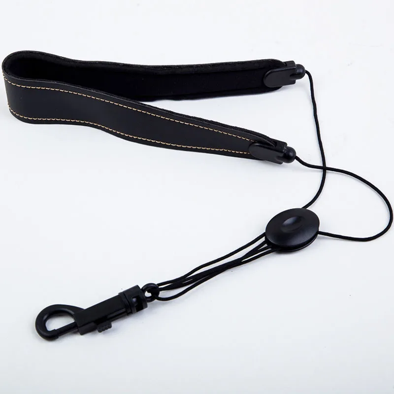 Регулируемый кожаный + нейлоновый мягкий саксофон Sax шейный ремень с