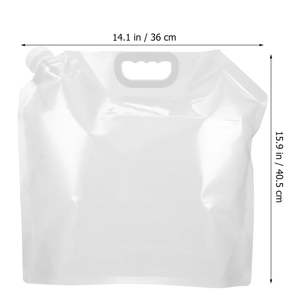 

3PCS Collapsible Water Container 10L Water Pouch Folding Water Bag