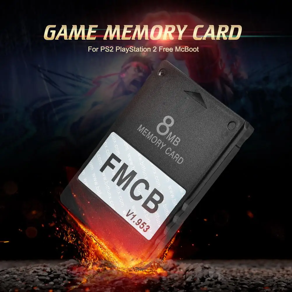 Новинка FMCB Бесплатная плата McBoot V1.953 для Sony PS2 Playstation2 8 Мб/16 Мб/32 Мб/64 Мб карта памяти