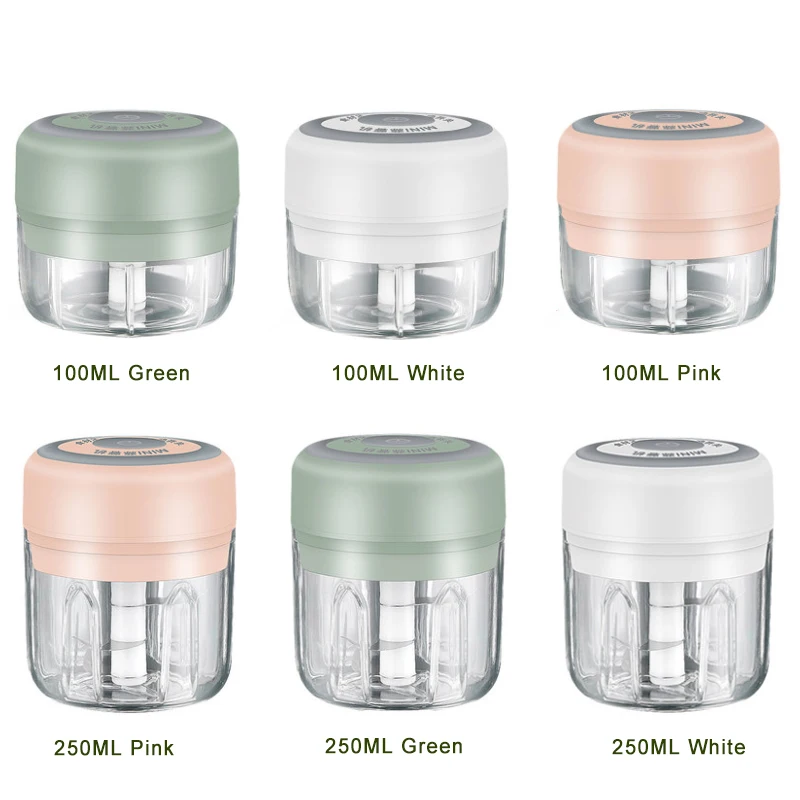 

Electric Garlic Masher USB Charging Sturdy Durable Mini Crusher Chopper For Crushed Ginger Crushed Fresh Chili Kitchen Tools