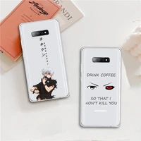 tokyo ghoul anime phone case transparent for samsung galaxy a s note j 5 8 51 2016 prime 20 ultra 6 7 edge plus 21