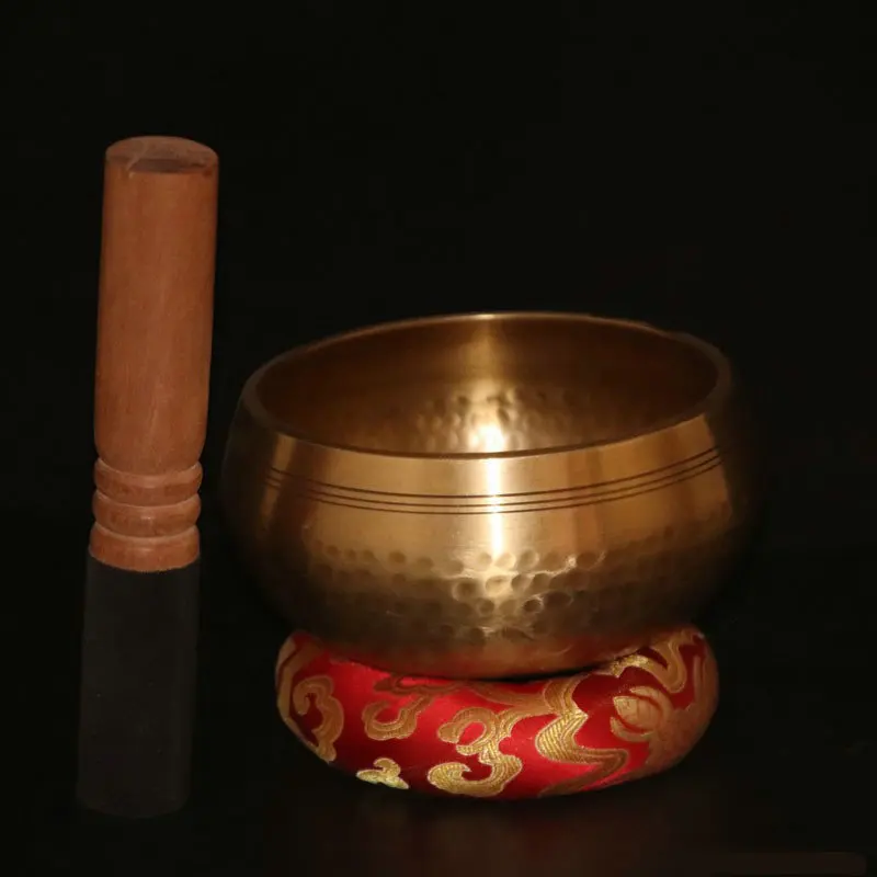 Буддийская чаша ручной работы из чистой меди для йоги |
