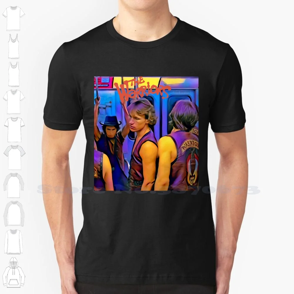 

Модная Винтажная футболка с рисунком из фильма «Воины»