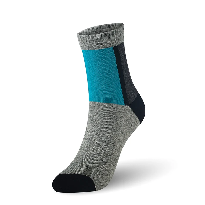Мужские спортивные хлопковые носки контрастных цветов дизайнерские мужские 6