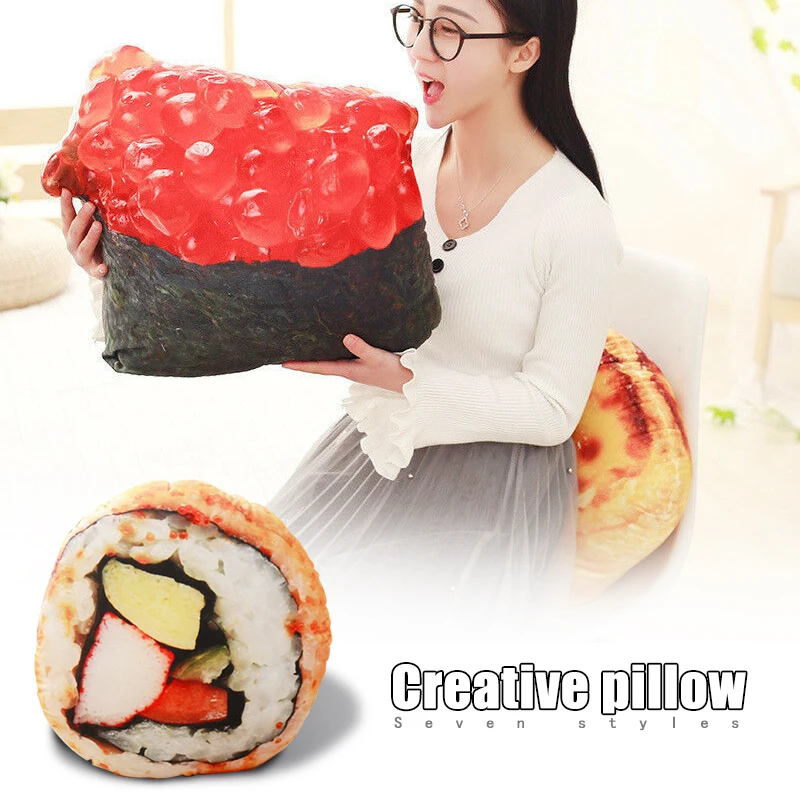 Реалистичная еда плюшевые мягкие подушки яичные брезенты Beefsteak гранатовая