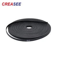 creasee synchronous bel for 3d printer black rubber 2gt 6mm timing belt x y axis belt for printer 50mm 100mm printer 3dparts