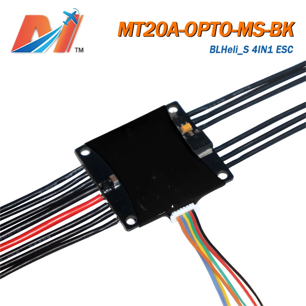 Комплекты для Дронов Maytech FPV 20A Электрический контроллер скорости 4в1 BLHeli_S ESC без
