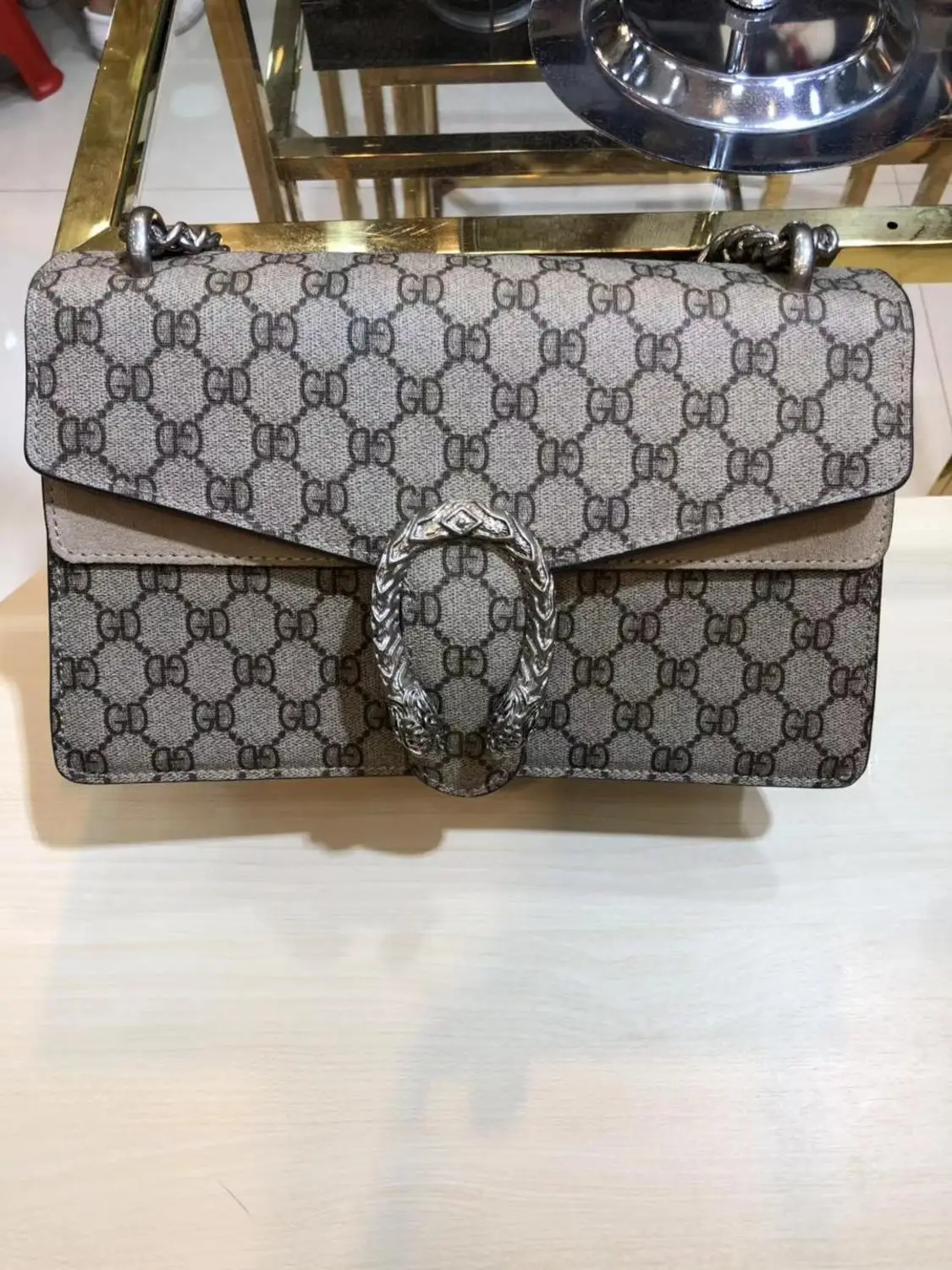 Модные дизайнерские женские сумки на цепочке сумка плечо с буквенным принтом