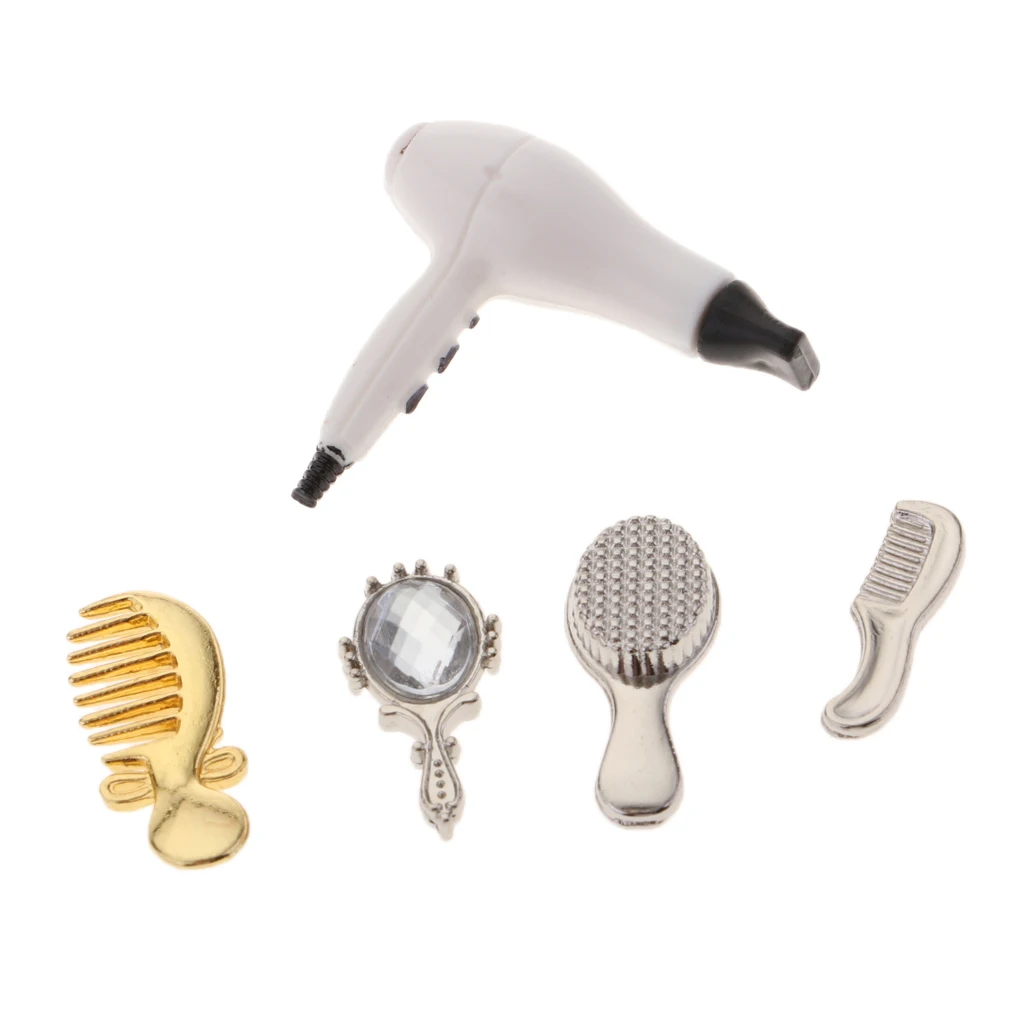 5 шт. аксессуары для ухода за волосами кукол ручной работы расческа зеркальный