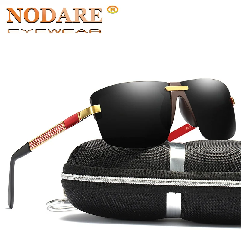 Новые брендовые поляризованные солнцезащитные очки NODARE 2020 с квадратной