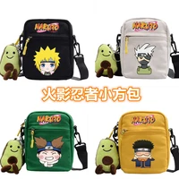 naruto cute diagonal bag anime cartoon q version pattern girl school bag kawaii wallet handbag fashion wallet kids birthday gift