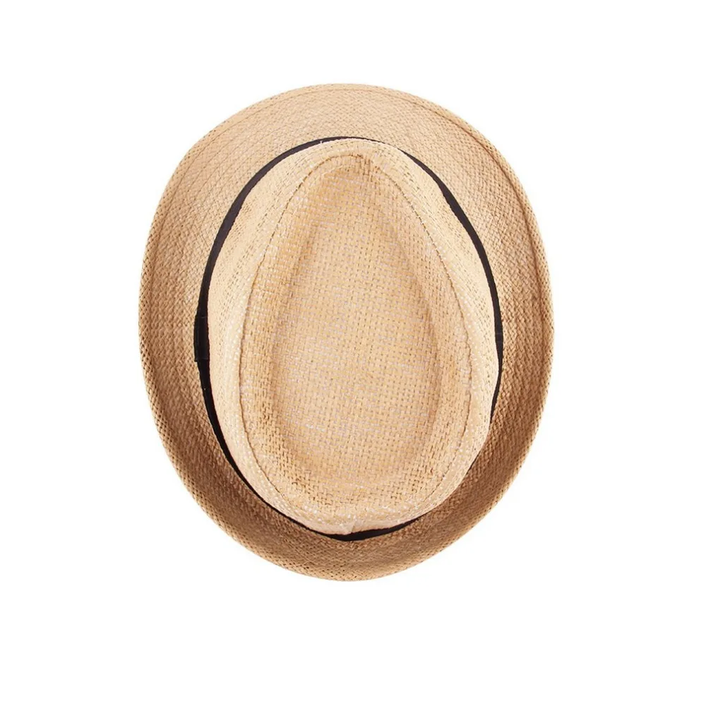 Летняя Панама Для мужчин женщин соломенная шляпа пляжная фетровая шляпка