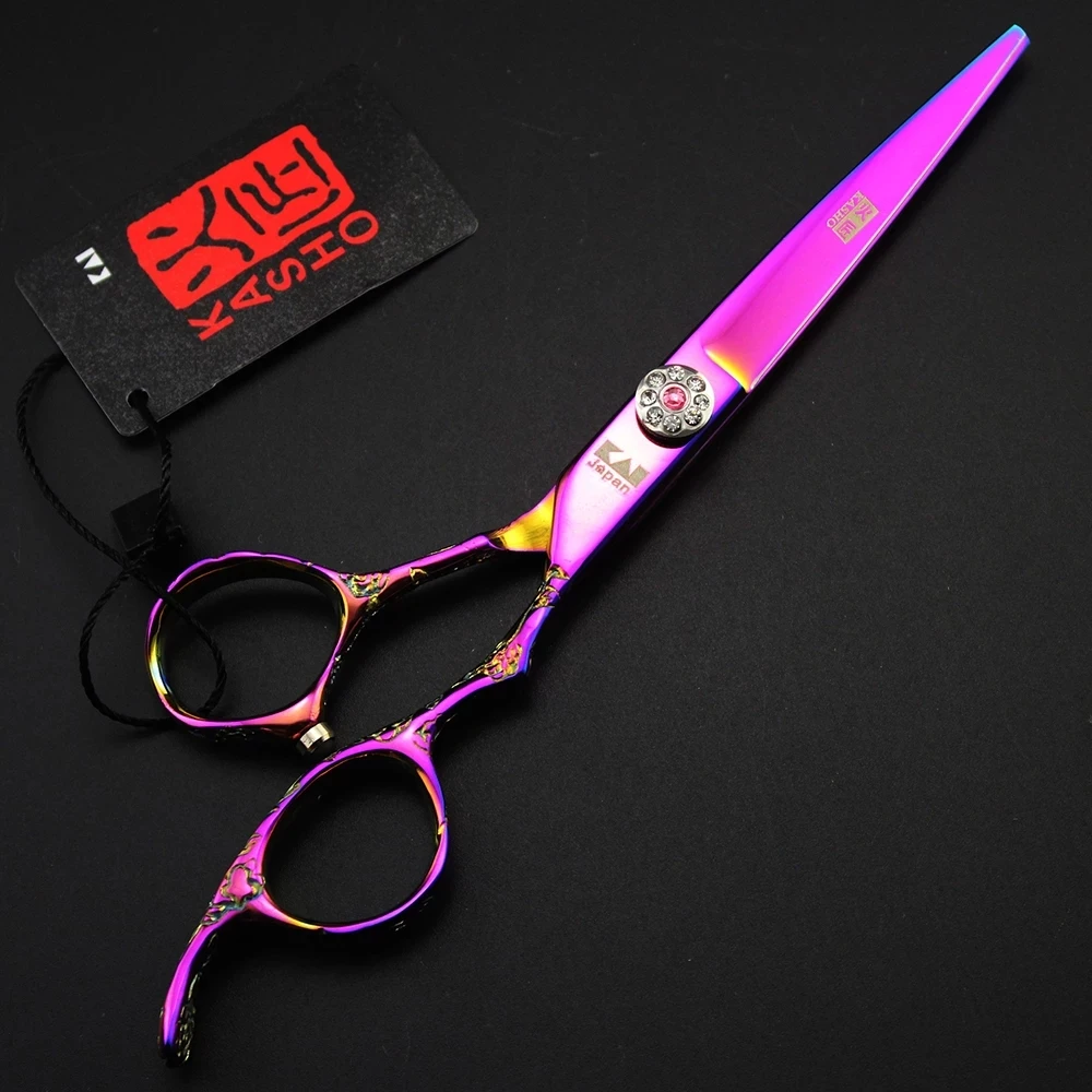 (Firesmith) Сливовая фотопечать для парикмахерской набор парикмахерских ножниц