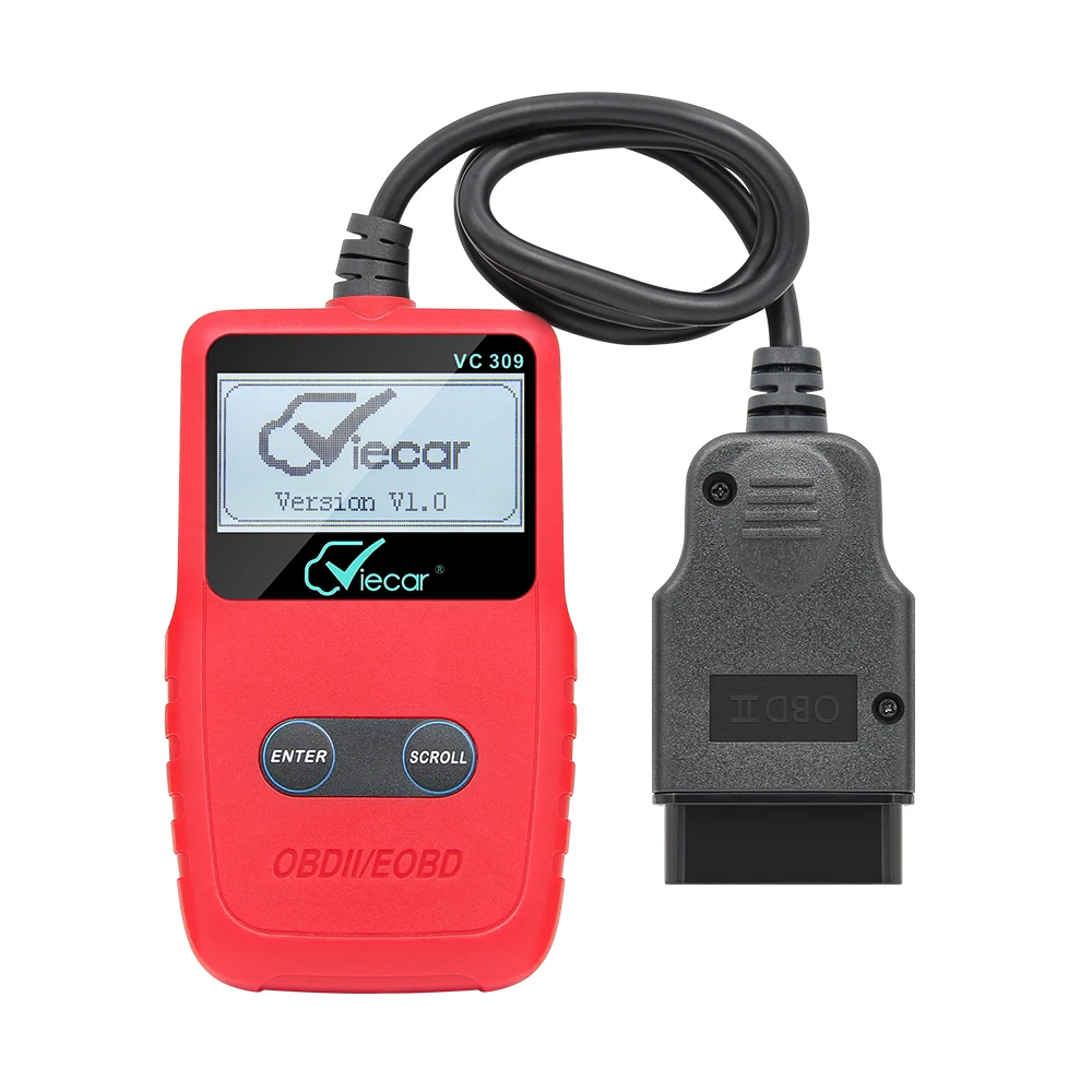 Считыватель кодов VC309 CAN OBDII EOBD автомобильный диагностический сканер инструмент