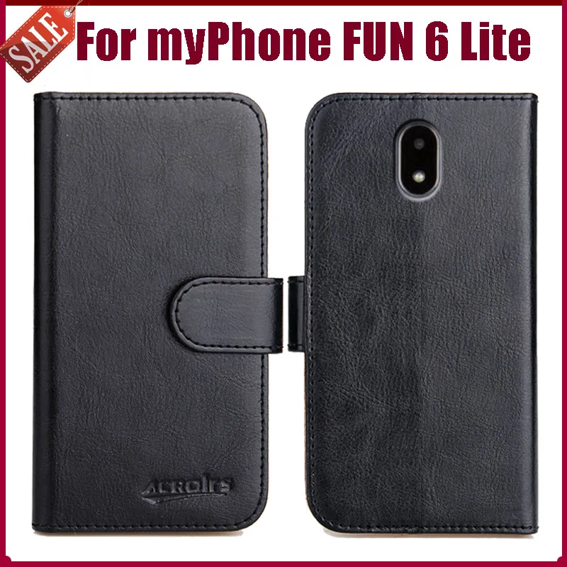 hot myphone fun 6 lite case 5 6 colors flip soft leather phone wallet cover stand function case credit card slots free global shipping