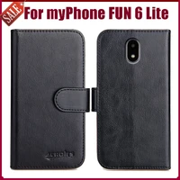 Hot  myPhone FUN Lite Case Colors Flip Soft Leather Phone Wallet Cover Stand Function Case Credit Card Slots