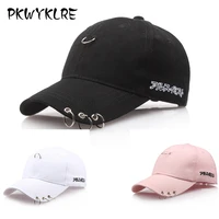 korean version of spring and summer hoop baseball cap cotton letter caps men and women sports fashion adjustable sun hat