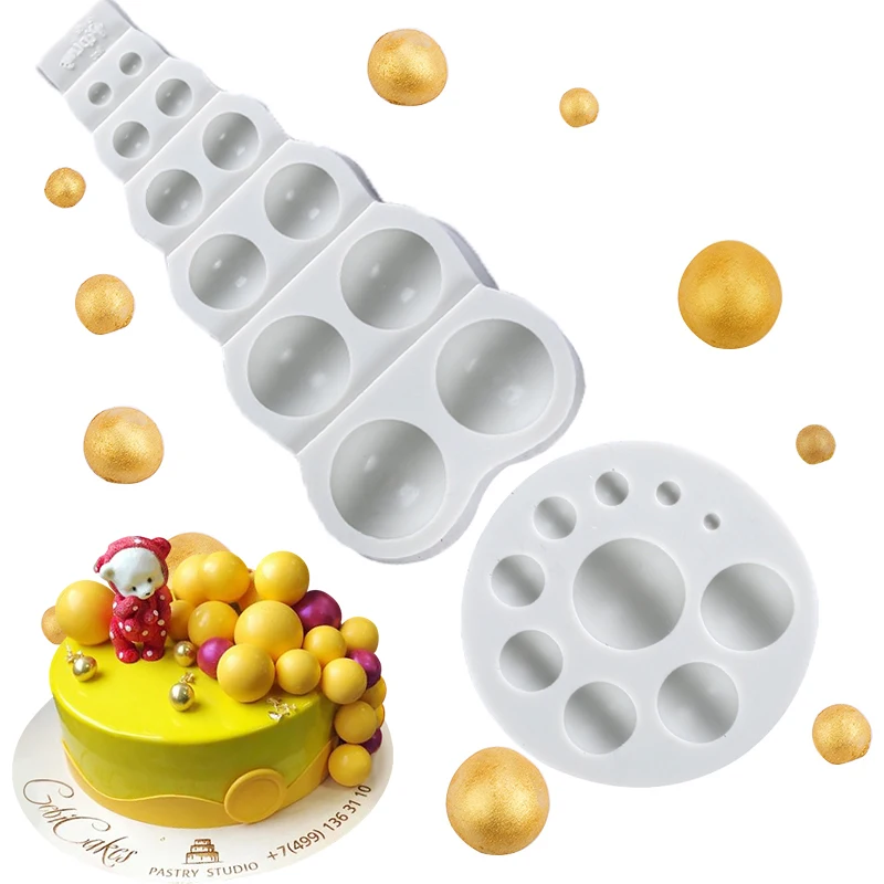 Силиконовая форма для выпечки в модели шоколадная помадки большие маленькие