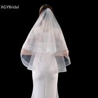 new arrival one layers wedding veils matrimonio without comb bridal veils cheap wedding accessories 2021 accessori sposa