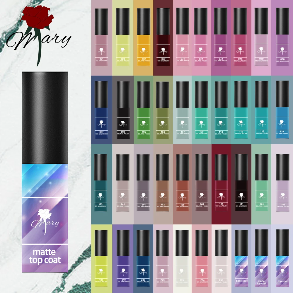 

Rosemary Gel Nail Polish White Manicure Soak Off vernish semi permanant uv Gel Varnish Glitter Nail Gels