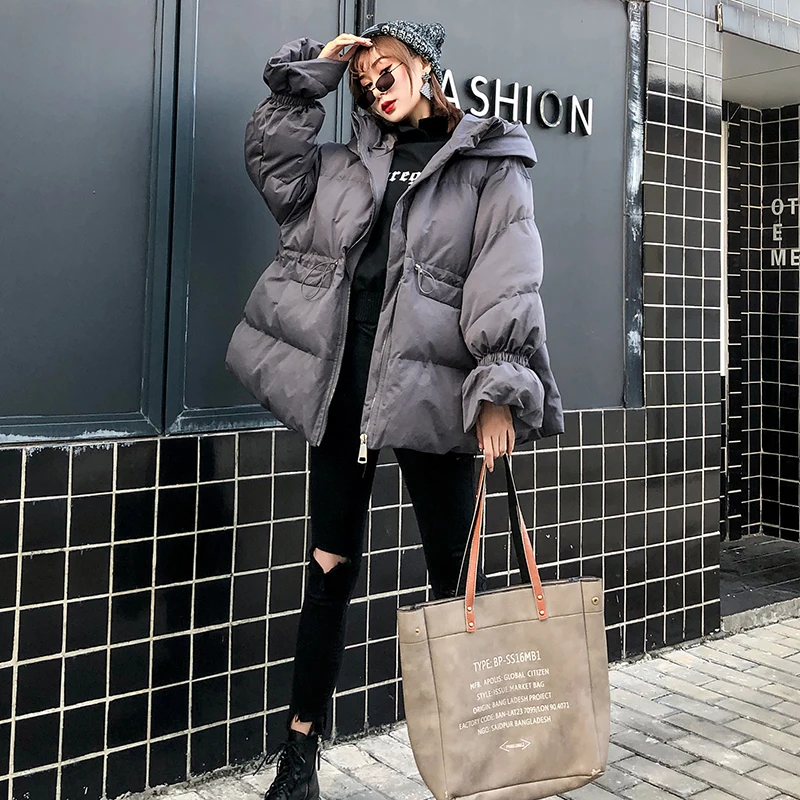 Уличный стиль хлопковое пальто ins горячая распродажа зимние Пуховые хлопковые