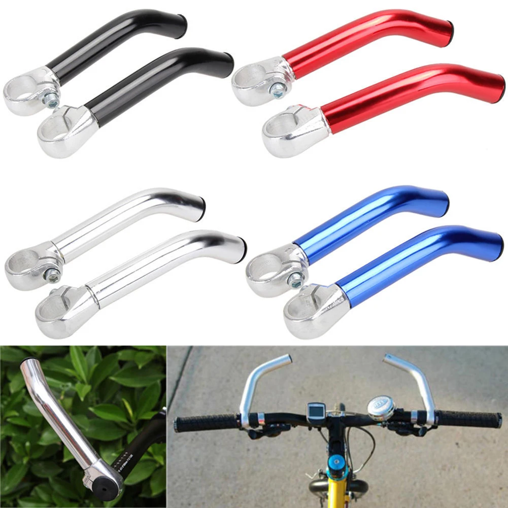 

Bicycle Aluminum Barend Bar Bike Vice Handlebar Bike Small Auxiliary Riding Horn Rest Handlebar Auxiliary Handlebar