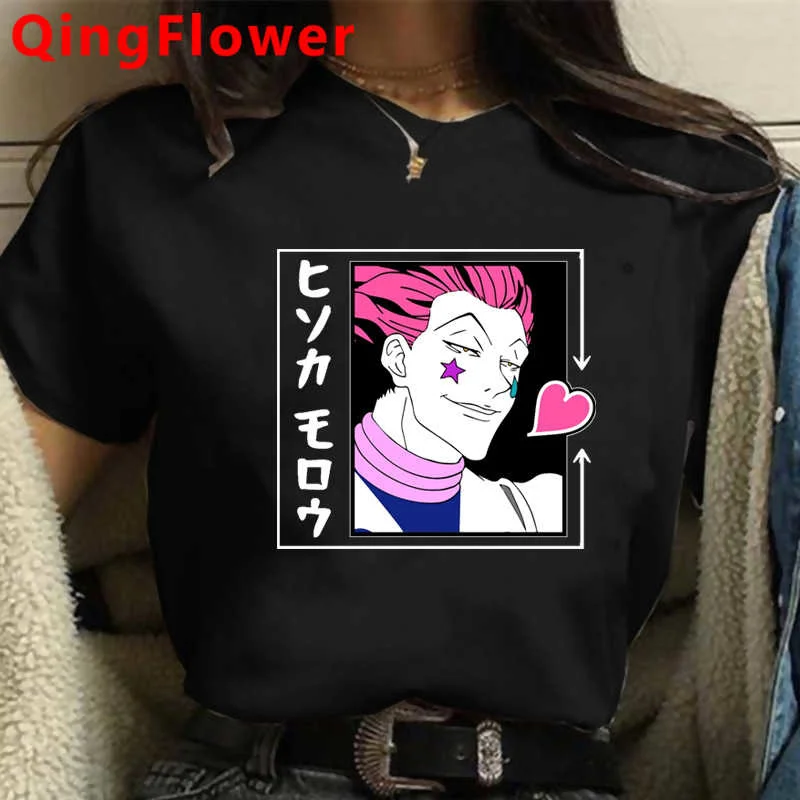 

Летняя футболка Hunter x Hunter Killua Zoldyck Kurapika Hisoka, Мужская Уличная одежда, белая футболка, женская футболка, летний топ