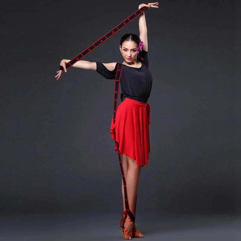 

Professional Gymnastics Adult Girl Latin Training Bands Pilates Yoga Stretch Resistance Bands Fitness Elastic Tension Band Sport