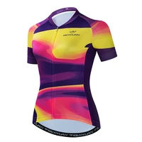 keyiyuan 2022 summer women short sleeve mtb cycling shirt road bike jersey outdoor bicycle clothing camisa ciclista feminina