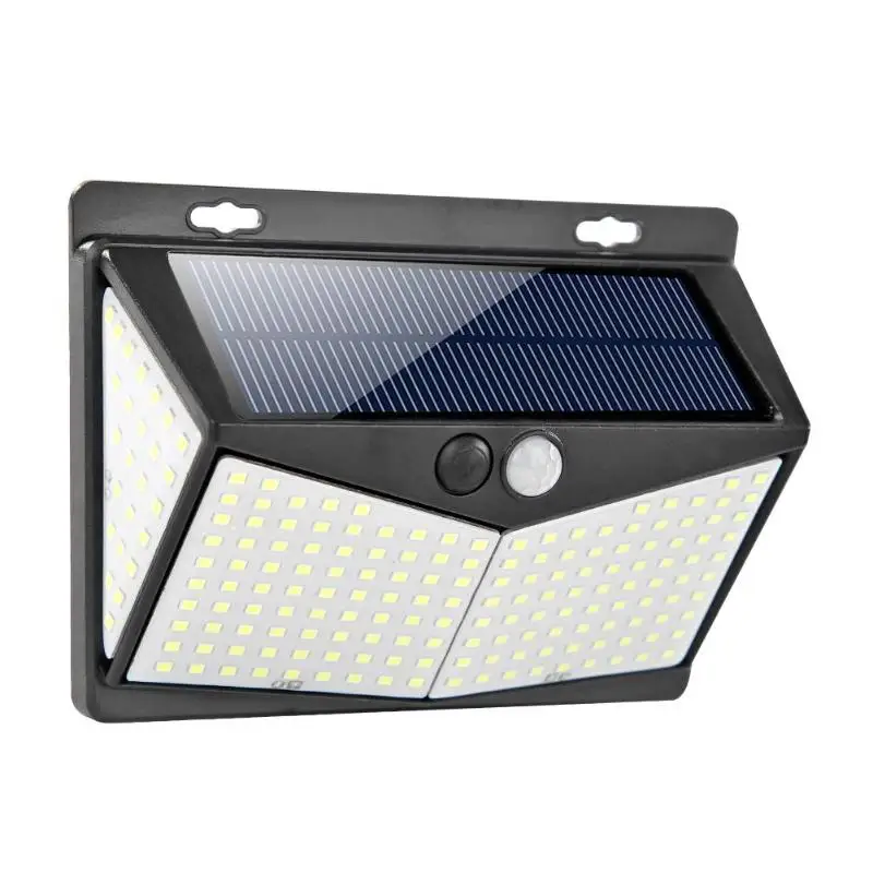 208LED солнечная мощность PIR датчик движения настенный светильник 3 режима Открытый