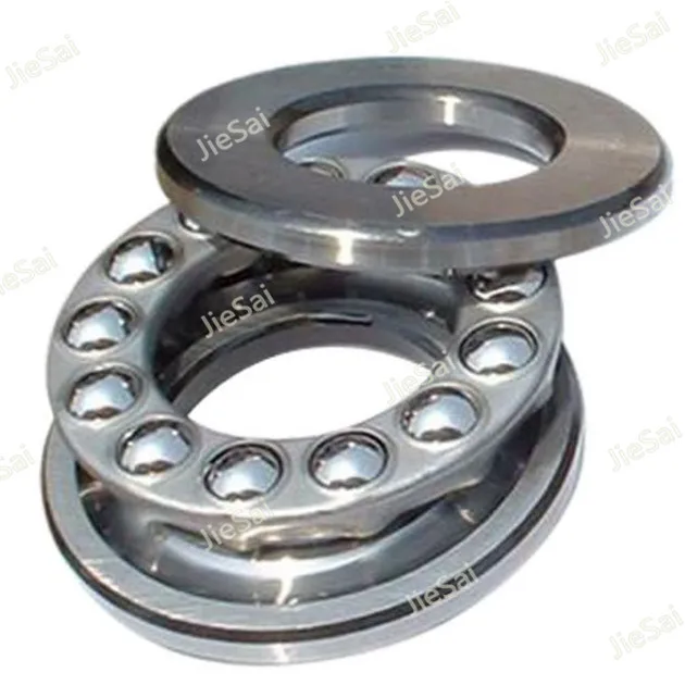 

2pcs/5pcs 51100-51116 Miniature Thrust Bearings Metal Sealed Shielded 3 Parts Roll Axial Ball Thrust Bearing
