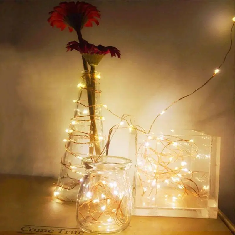 

Fairy String Light Copper Wire 50LED Fairy Lamp 8 Modes Festival Party Decoration Super Bright Fairy Light Xmas Decor Garden