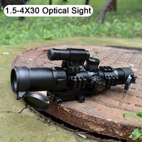 new hunting scope 1 5 4x30 single binocular scope rifle scope accessories airsoft optical sight hunting equipment supplies