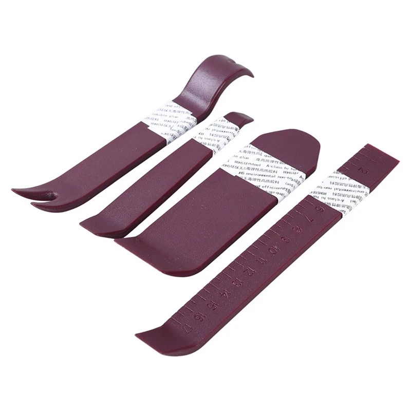 

Durable Thickness 4pcs Universal Auto Removal Tools Car Audio Panel Dash Installer Pry Repair Tools Automotive Removal Clip