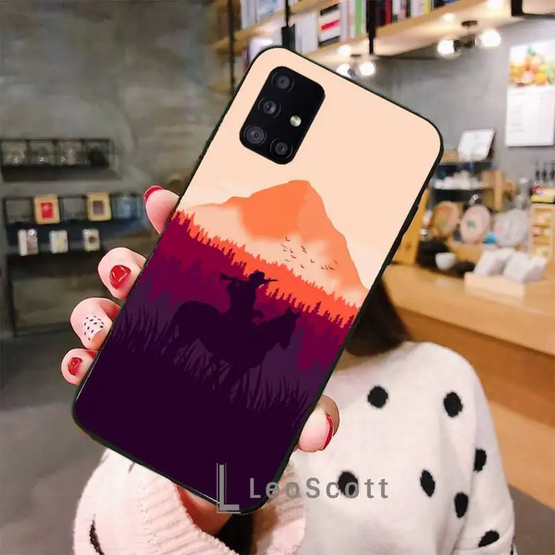 

game RDR2 Phone Case For Samsung A50 A51 A71 A31 A21S S8 S9 S10 S20 S21 Plus Fe Ultra 4G 5G