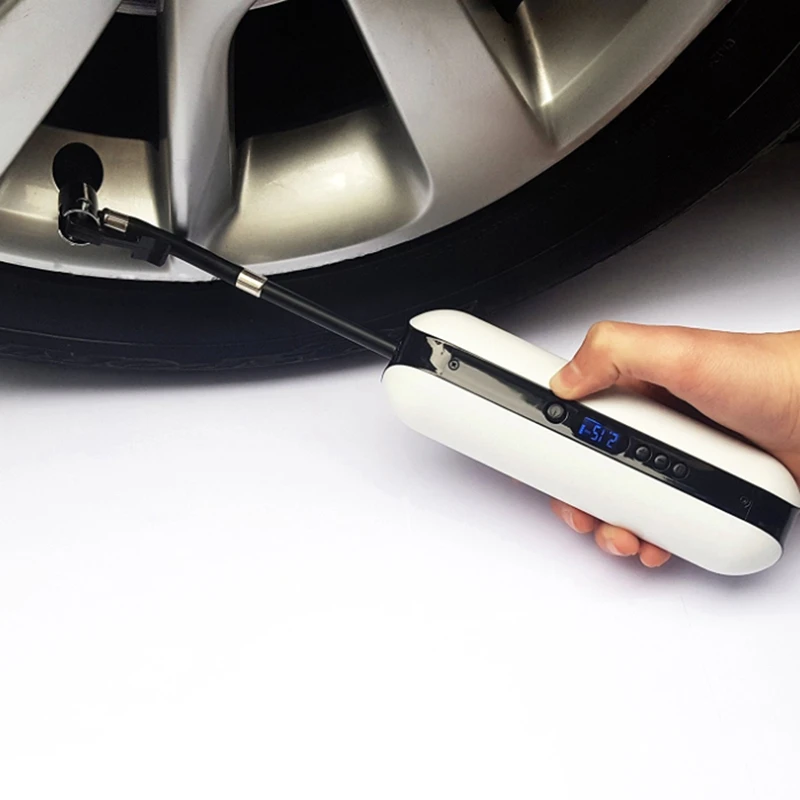 買取 車バイクボールスマート空気バルーンポンプエアインフレータ充電式空気圧縮機lcdディスプレイ正確なポンピング150 Psi