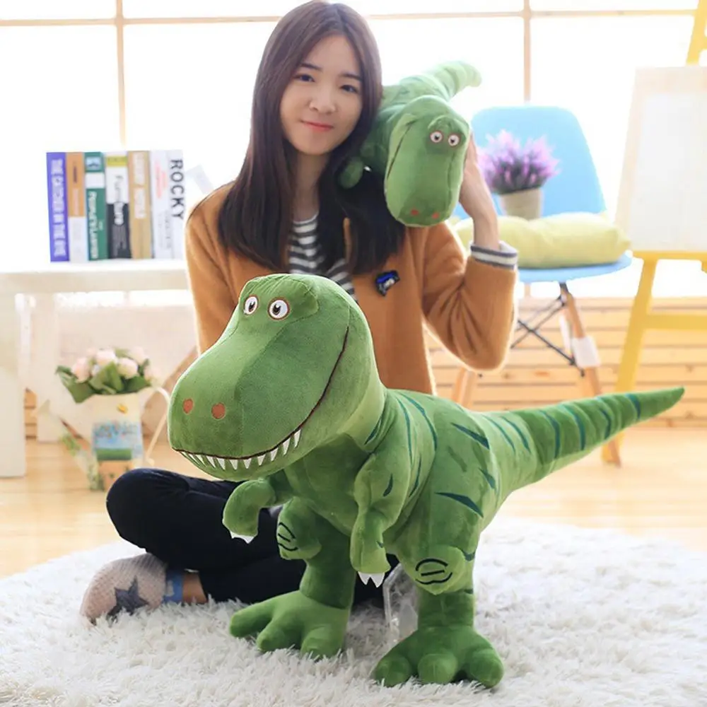 

43 см Новый динозавр плюшевые игрушки мультфильм тираннозавр милая мягкая игрушка куклы для детей мальчиков подарок на день рождения