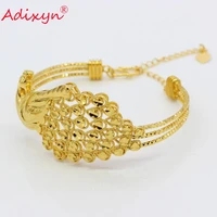 adixyn trendy peacock gold bracelet for womenmen bracelet jewelry romantic bridal peacock bangle gifts n080819