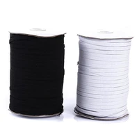 200yards spool sewing band flat elastic cord whiteblack diy handmade sew materials elastic band for for sewing craft diy mask