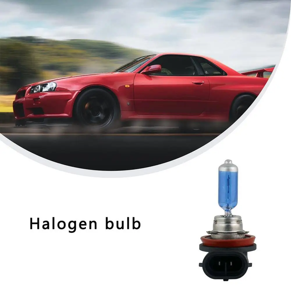 

12V Ultra White Automobile Headlamp H11 Halogen Low Beam Headlamp Fog Lamp Driving Bulb Xenon White Xenon Technology