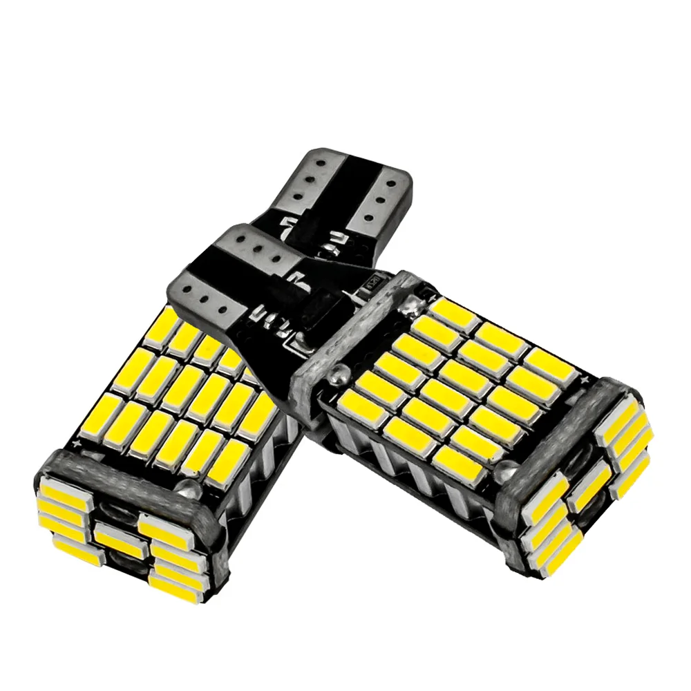2 шт. автомобильные ксеноновые светодиодные лампы T15 W16W 921 45 SMD 4014|Сигнальная лампа|