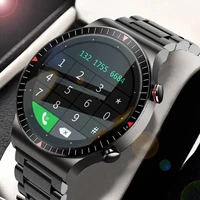 2021 new steel business smart watch bluetooth call smartwatch men women waterproof sport fitness bracelet for ios android honor