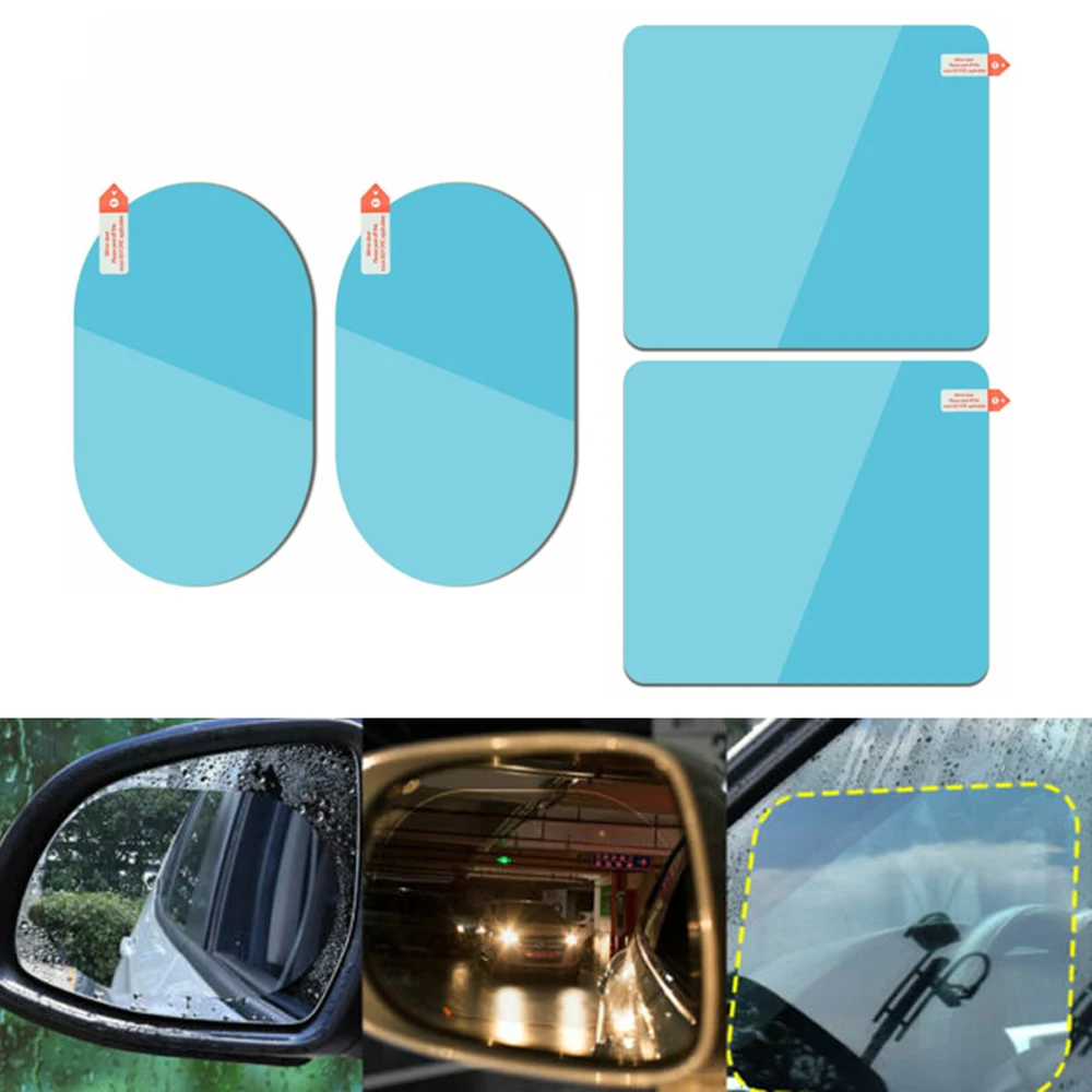 

Transparent Anti-fog Protective Film Universal 4PCS Accessories Sticker