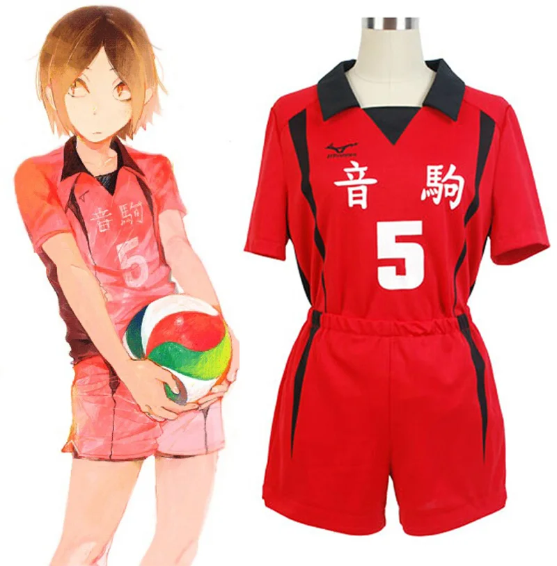 Кошмарным! Nekoma High School #5 1 Kenma Kozume Kuroo Tetsuro костюм для косплея Haikiyu Volley Ball Team Jersey