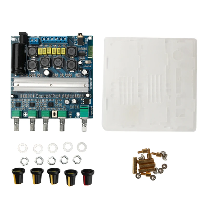 

2*50W+100W TPA3116 Bluetooth 5.0 HIFI Power Subwoofer Amplifier Board 2.1 Channel Class D TPA3116D2 Audio Stereo Equalizer Amp