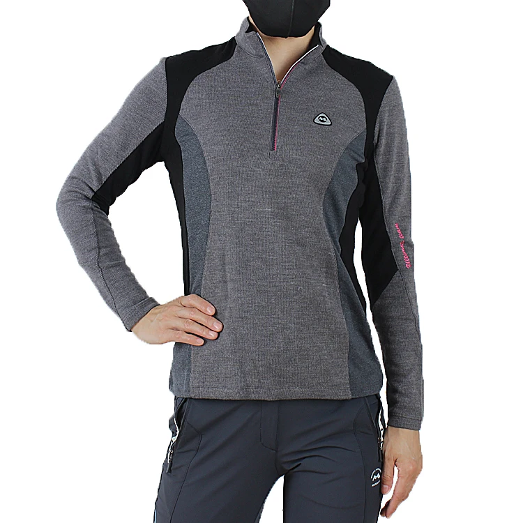 

Women`s Quick-dry sweat absorption breathable elastic long sleeve slim hiking t-shirt ladies MTB Cycling Mountaineering t-shirts