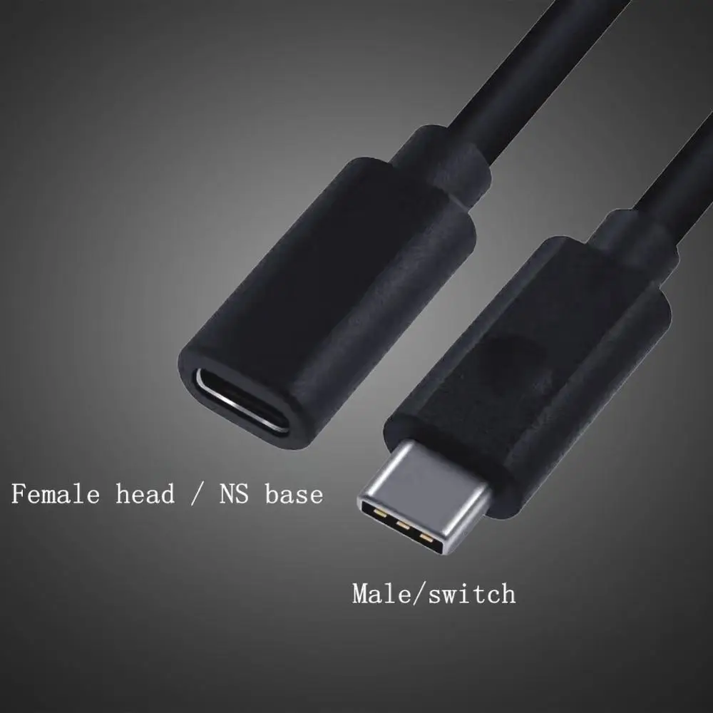 Для nintendo переключатель дока зарядное устройство кабель 0 6 M type C удлинитель для