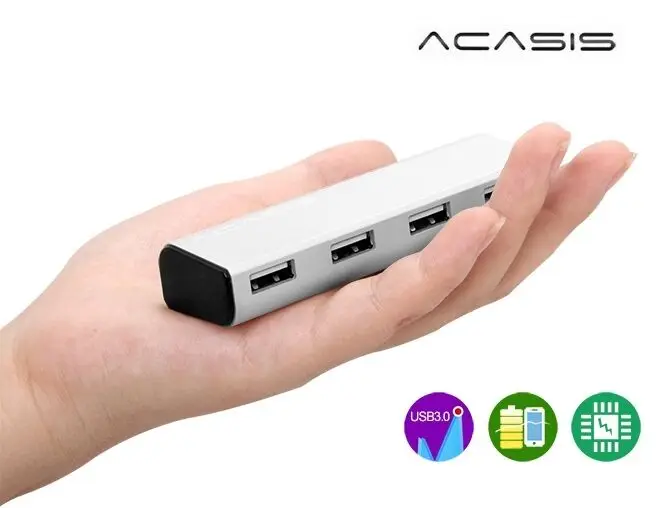 

Новый Acasis HS0013 USB 3,0, фотосессия с 4 портами (алюминий)